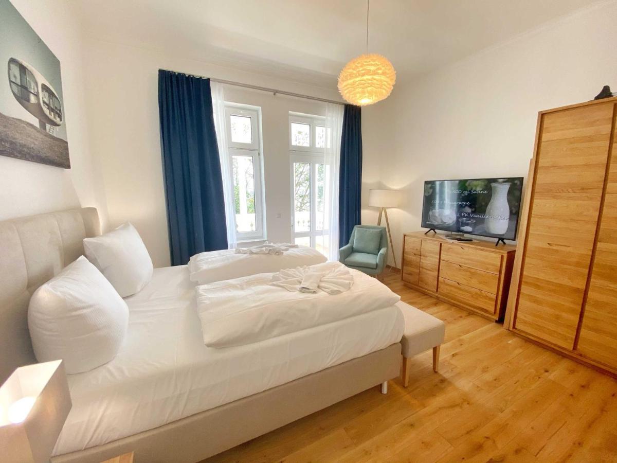 Villa Jenny - Ferienappartement 1 Mit Meerblick Sassnitz Exteriör bild
